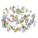 100Pcs cartoon map push pins for photos wall maps bulletin boardJ Ew