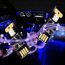 Mini USB Colorful LED Car Interior Light Voice Control Atmosphere Ambient Lamps