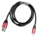 Micro USB Data Sync Fast Charging Cable For Android Red