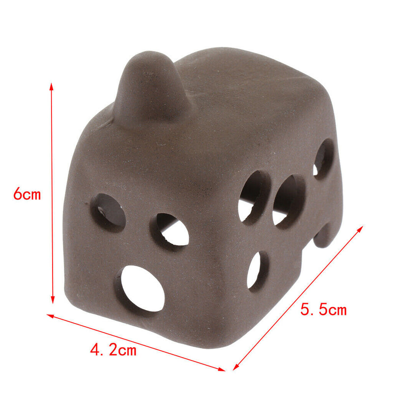 2 x Ceramic Aquarium Hideout Decor Safe Spacious Privacy Ideal Breeding Ground