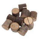 10Pcs Wooden Table Number Stand Place Name Memo Card Holder Party Wedding Decor