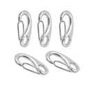 5x Heavy Duty 50mm Spring Gate Snap Hook for Dog Leash Carabiner Egg shaped
