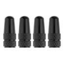 Tyre Tire Valve Air Caps Cover Screw Car Bike Bicycle Motorbike Black
