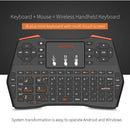 i8 Plus Mini 2.4G Wireless Keyboard Fly Air Mouse Touchpad for TV PS Englis