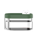 Double Spray Mode Cartoon Air Humidifier Ultrasonic Aroma Diffuser (Green) A
