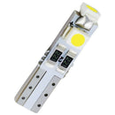 10 x 6500K 58 70 73 74 T5 Dashboard Gauge 3 3528 SMD LED Wedge Bulb Light White/