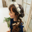 Korean Fashion Sweet Princess Headband Long Lace Ribbon Flower Hairbands Wr A9P8