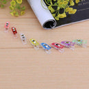 20pcs Multicolor Axe Plastic Clip Replace Pin for Student Office Sewing DIY A
