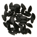 25 Pair Push In Silicone Nose Pads for Glasses Spectacles Eyeglass, Black