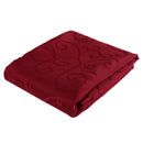 40 inch Round Table Cover Tablecloth Wedding Banquet Party Polyester Red wi I2U7