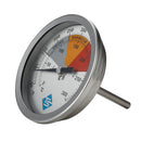 Dial Stainless Steel Oven Pointer Type Thermometer Food Temperature Meter A