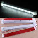 2pcs 12V 72 LED Interior White Light Lamp Strip Bar fit for Van Bus Caravan 34cm