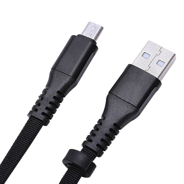USB to Micro-USB Short Flat Charging Cable with Metal Connector for Android H4R6