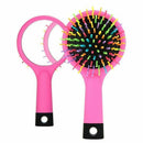 Detangling Hair Brush Rainbow Volume Anti-static Magic Hair Curl Straight M L9E7