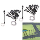 40Pcs 1:150 Scale LEDs Garden Lights Mini for Parking Garden Diorama Accs