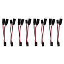 8pcs 4in Y-Harness 3Pins Convert Wire Harness Cable Wire for Futaba JR Servo