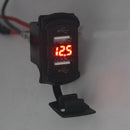CS-437 Car 4.2A Dual USB Charger PowerÃ‚Â Adapter w/ Digital Voltmeter (Red)