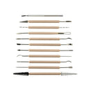 11 Pieces Clay Pottery Arts & Craft Sculpting Wood Carving Modelling Tool Set