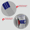 New Gray Elastic Knee Support Bracket Kneepad Adjustable Patella Knee Pad B
