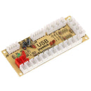 USB Arcade Encoder Zero Delay PC to Joystick 5Pin MAME Sanwa Push Button+Ca Q3X3
