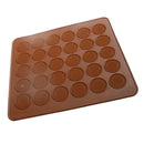New Silicone Macaroon Pastry Oven Baking Mould Sheet Mat 30-Cavity DIY Mold