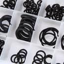225 x Rubber O Ring O-Ring Washer Seals Assortment Black Car Air Gas Kit 18 Size