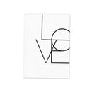 Unframed Modern Art Canvas Oil Painting Nordic Style LOVE Print Wall Decor M