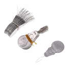 500Pcs Metal Needle Threader Thread Device Easy Stitch Thread Guide Tool