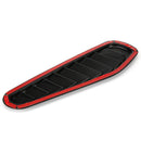 1 Pair Decorative Car Hood Vents ABS Air Intake Scoop Bonnet Louvers Black