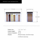Set of 6 Spice Shaker Jars Seasoning BoxÃ¯Â¼Å’Condiment Jar Storage Container wi M5T2