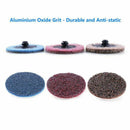 2-Inch Roloc Sanding Discs Fine Medium Coarse Assorted Pack 45Pcs Roll Lock