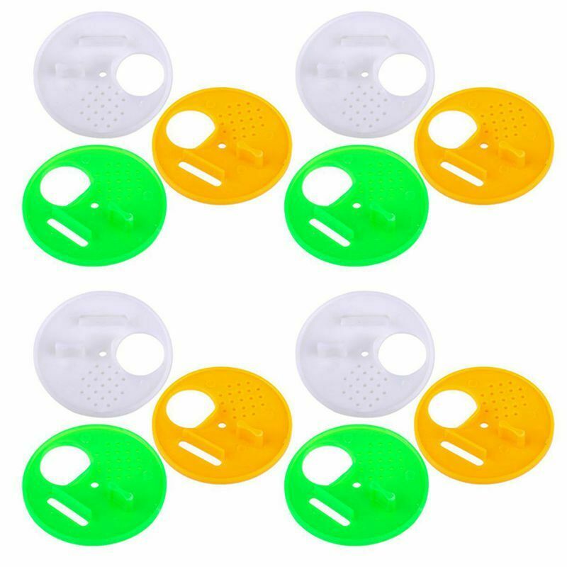 12pcs 3 Colors Beekeepers Beehive Box Entrance Gates 68mm Beekeeping Tools