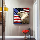 Eagle Diamond Painting 5D DIY Full Round Drill Cross Stitch Kits (QF453)