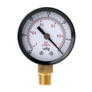 Mini Vacuum Pressure Gauge Dial Air Pressure Meter Double Scale BAR inHg 1/4"NPT