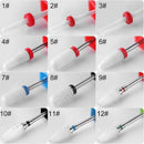 Ceramic Nail Drill Bits Set, 3/32 Inch Manicure Pedicure Nail Art Tool for