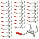 25x Single Pegboard Hooks 50mm Board Slat Wall Retail Display Shop Peg Fits