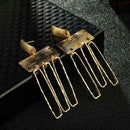 Fashion Geometric Dangle Ear Stud Women Drop Earrings Alloy Jewelry Gift