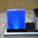 Desk Pen Holder Pencil Container With Calendar Timer Pen Holder Container L