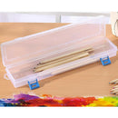 Paint Brushes Box Storage Containers Case Drawing Painting Markers Pen Organzier