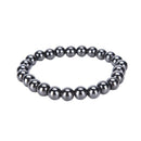 1pc Round Black Stone Bracelet Magnetic BracelME