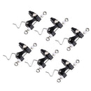 6Pcs Kayak Trolling Clips Outrigger Release Downrigger Lure Bait Line Clips