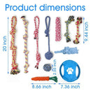 Dog Puppy Toys 11 Pack, Dog Rope Toys Puppy Chew Toys For Playing Time Pupp