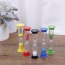 5Pcs colorful sand glass sandglass hourglass timer 30sec /1 /3 /5 /10m â„–[