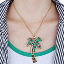 Coconut Tree Keychain Pendant DIY Point Diamond Keychain Decorative Quality *1