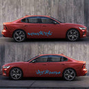 1 Pair Car Stickers Natural Flower Vine Auto Body Styling Decals (Blue)