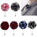 20Pcs Lapel Pin Stick Pin Base Glue on Rose Flower Brooch Pin for Men's Suit