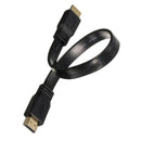 Short HDMI Male to Male Plug Flat Cable Cord Full HD for Audio Video HDTV T