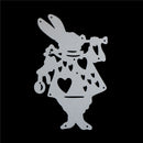 Alice Wonderland White Rabbit Metal Cutting Dies Stencil DIY Album Deco Craft SP