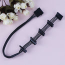 1Pc 4pin sata series power supply cable male to female 18AWG 40cm  â„–[