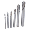 6Pcs High Speed Steel Straight Shank Twist Drill Bit Set M3 M4 M5 M6 M8 M10